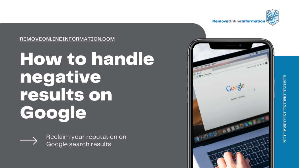 What can you do about negative Google Search Results