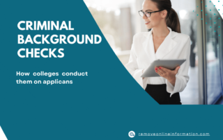how universites perform background checks