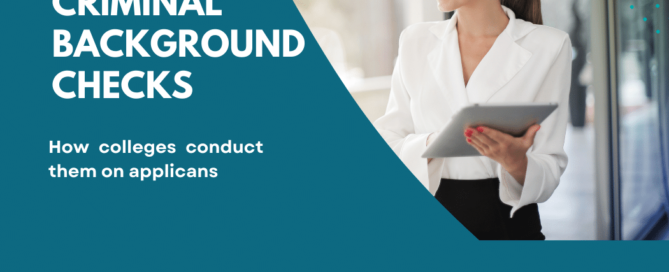 how universites perform background checks