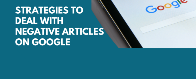 strategies to deal with unwanted articles on google