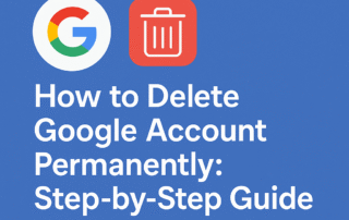 delete google account