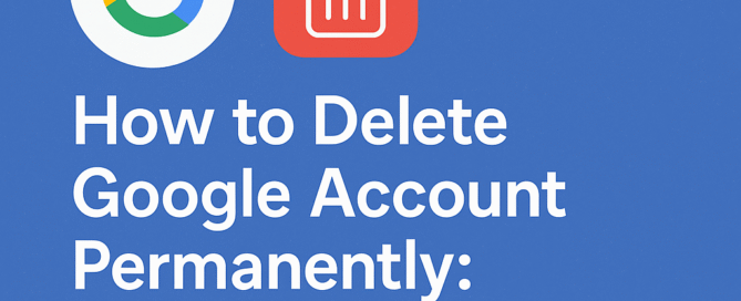 delete google account