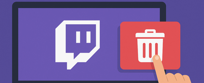 delete twitch account