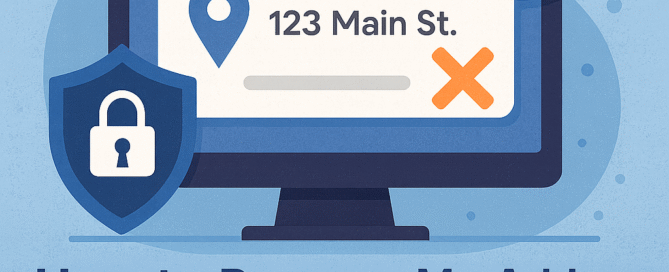 remove my address from the internet