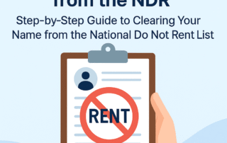how to get removed from the ndr