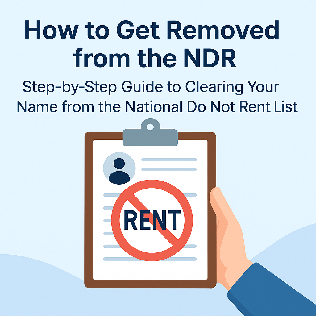 how to get removed from the ndr