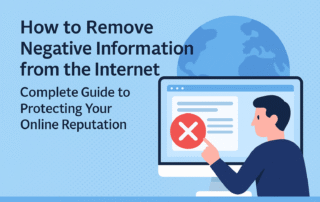 how to remove negative information from the internet