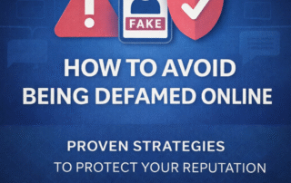 how to avoid being defamed online