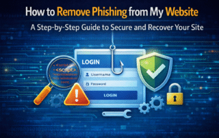 how to remove phishing from my website