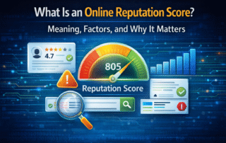 what is an online reputation score