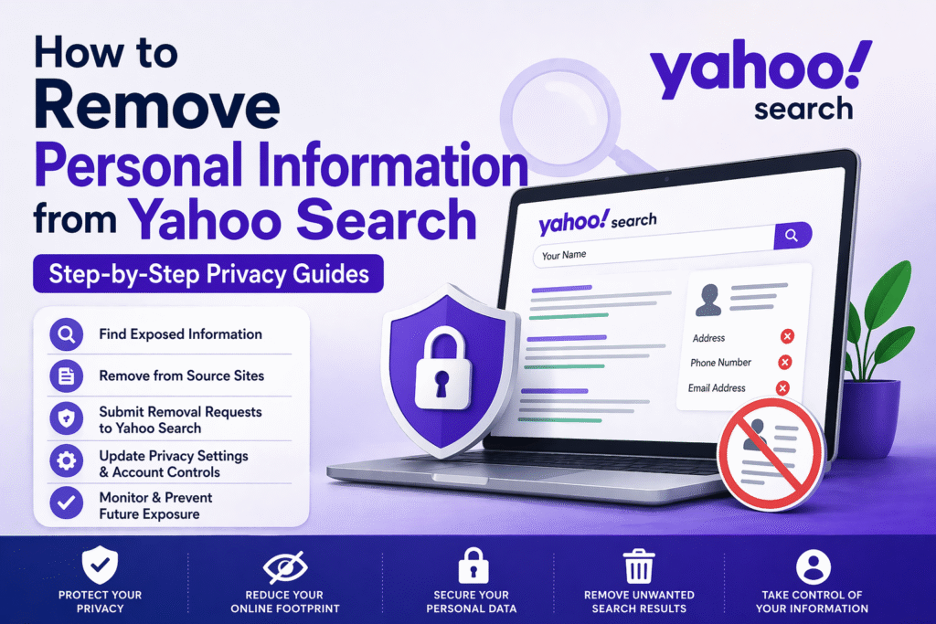 how to remove personal information from yahoo search