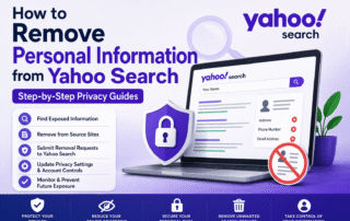how to remove personal information from yahoo search